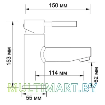 Смеситель Wasserkraft Main 4103 картинка 6